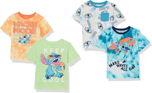 Miniatura 20 de Amazon Essentials Disney Marvel Star Wars Camisetas de manga corta para niños y bebés (anteriormente Spotted Zebra), Multipacks