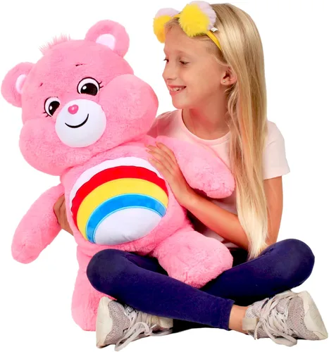 Miniatura 7 de Care Bears - Peluche gigante de 23.6 in, bonito juguete de peluche coleccionable, oso de peluche gigante, juguetes suaves para niñas y niños