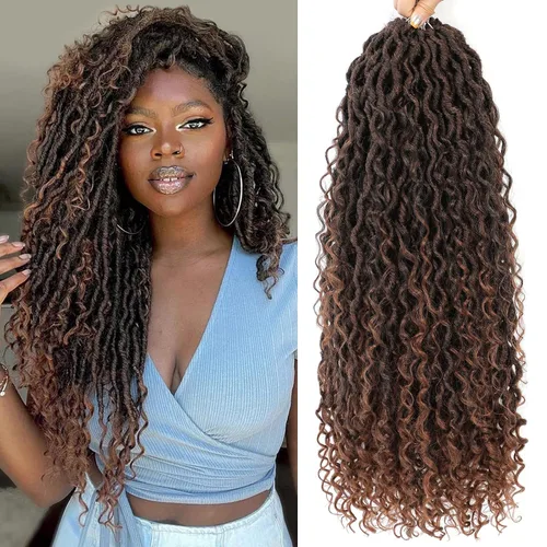 Miniatura 14 de Fulcrum Goddess Locs Cabello de Ganchillo de 10 Pulgadas, 8 Paquetes Nuevo Locs Sintéticos de Ganchillo para Mujeres Negras, Locs de Ganchillo