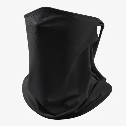 Miniatura 2 de Protector facial unisex UV multiusos protector para el cuello, polaina elástica para la cara con bucles para las orejas