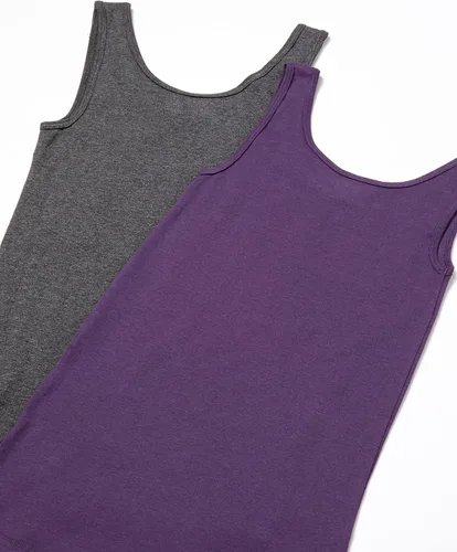 Miniatura 2 de Tienda Essentials - Camiseta de tirantes ajustada para mujer paquete de 2