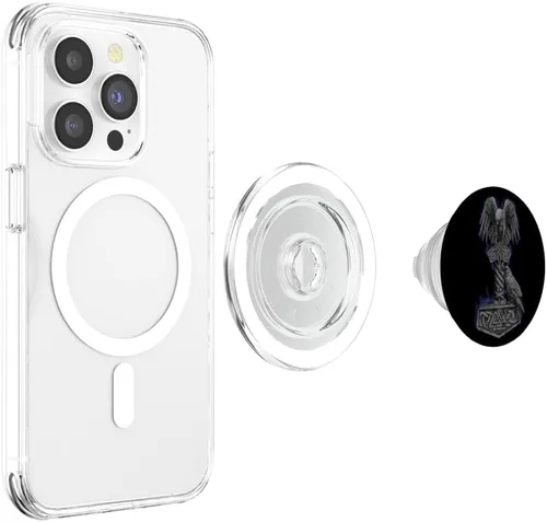 Miniatura 3 de Mitología nórdica vikinga Thor's Mjolnir Odin Huginn & Muninn PopSockets MagSafe PopGrip para iPhone