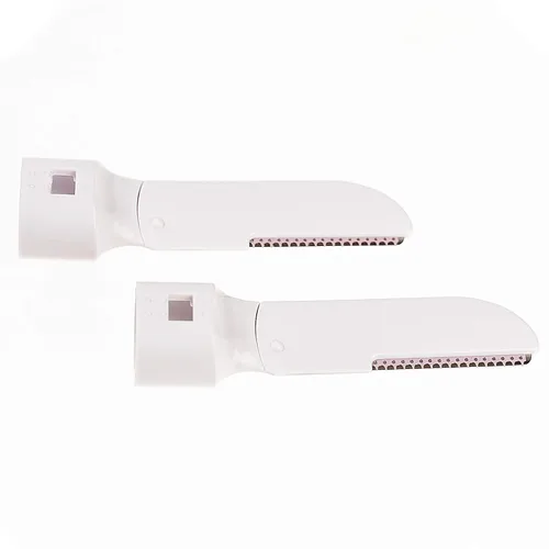 Miniatura 4 de Acerca de Beauty Sonic Beauty Wand - Cuchillas de repuesto para varita, paquete de 4, incluye 2 cuchillas de repuesto para cejas y 2 cuchillas