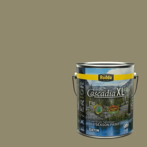 Miniatura 158 de Rodda Paint CASCADIA XL - Pintura e imprimación satinada para exteriores en uno, cuarto de galón, azul Madonna