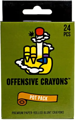 Miniatura 2 de Paquete de 5 crayones ofensivos – Juego de regalo de broma NSFW para adultos, divertido humor de oficina, perfecto para Papá Noel secreto, elefante