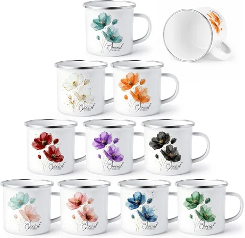 Miniatura 7 de Norme 10 tazas de regalo de agradecimiento, regalos de agradecimiento a los empleados, a granel para la semana del profesor, enfermera, 12 onzas