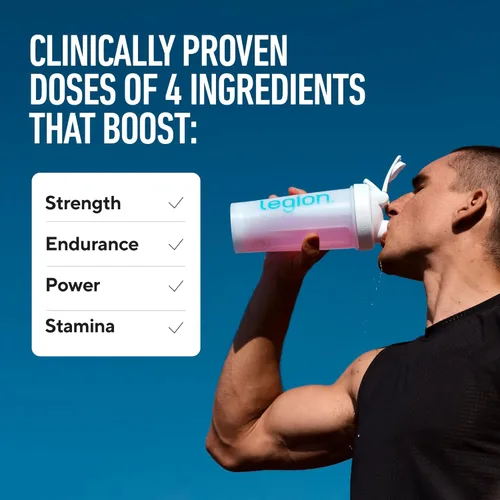 Miniatura 3 de Legion Pulse Suplemento previo al entrenamiento - Bebida de óxido nítrico natural para aumentar la energía, sin creatina, endulzada naturalmente