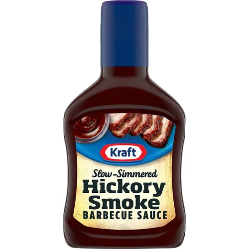 Miniatura 4 de Kraft Hickory Smoke - Salsa barbacoa a fuego lento para barbacoa, botella de 17.5 onzas (paquete de 2)
