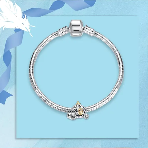 Miniatura 40 de Dijes de plata de ley 925 de dibujos animados de pato, ratón, oso, elefante, dragón chino, cuentas colgantes para pulseras y collares, joyería