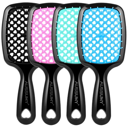 Miniatura 19 de 2 Pack Cepillo para Desenredar con Ventilación - Cepillo Desenredante con Cerdas Suave para Cabello Sin Enredos - Ideal para Cabello Natural