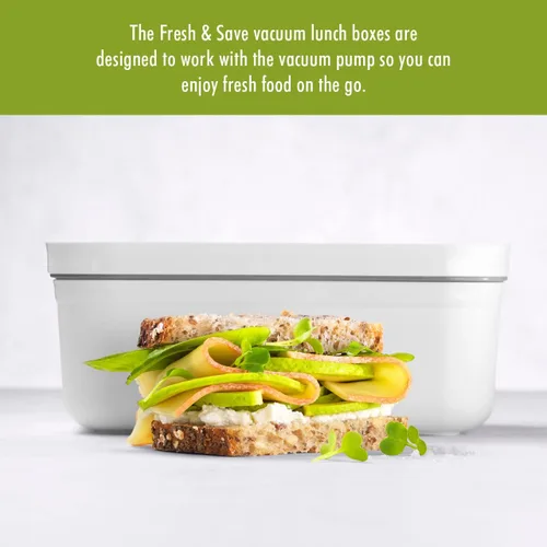 Miniatura 4 de ZWILLING Fresh & Save - Lonchera de plástico, recipiente hermético para almacenamiento de alimentos, contenedor de preparación de comidas, sin BPA