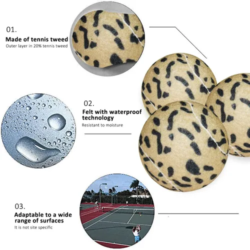Miniatura 4 de URBEST Pelota de tenis, 12 paquetes de pelotas de tenis de entrenamiento, pelotas de práctica para jugadores novatos, pelotas de juego para perros