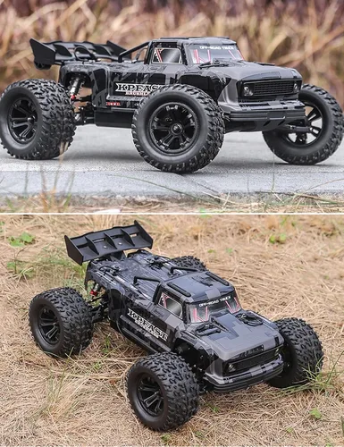 Miniatura 7 de Auto RC rápido sin escobillas 1/12 para adultos, 4WD eléctrico todoterreno RC Monster Truck, 60KM/H de alta velocidad RC coche con Hobbywing ESC