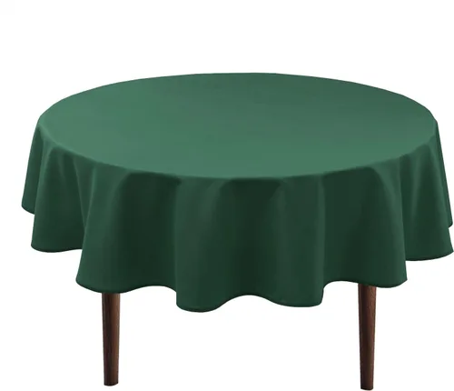 Miniatura 17 de Hiasan Mantel redondo de 30 pulgadas – Mantel de tela de poliéster impermeable resistente a las manchas a prueba de derrames, para comedor, cocina