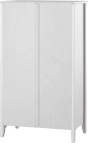Miniatura 6 de Camaflexi Estantería estilo Shaker de 4 estantes, madera maciza, 48 pulgadas de alto, estantería ajustable, parte trasera cerrada, estantería
