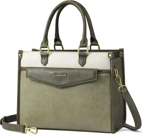 Miniatura 11 de LOVEVOOK Bolsos y carteras para mujer, cartera de moda tipo satchel, bolso cruzado de cuero sintético con asa superior para el hombro para damas