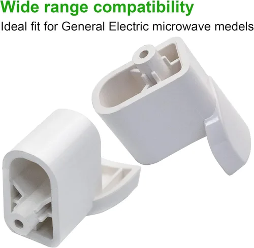 Miniatura 6 de WB06X10943 Soporte de manija para puerta de microondas Compatible con GE y Hotpoint Reemplaza 261301814001, 3025054, PS8753758-2Pack