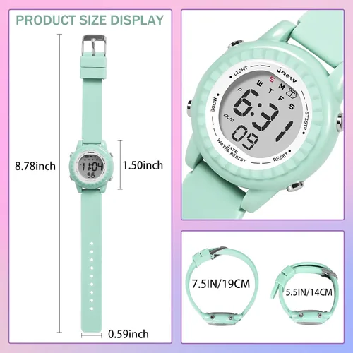 Miniatura 53 de Relojes para niñas y niños, relojes LED impermeables para niños - Los mejores regalos para niños