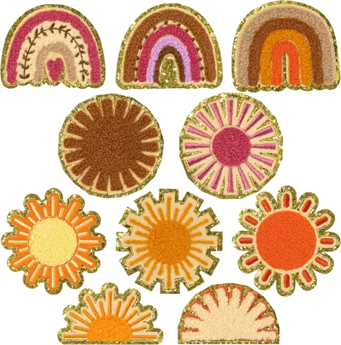 Miniatura 9 de X1zuue 10Pcs Parches para planchar de Pascua, parches de conejito Peeps de chenilla para rodillas, parches de conejo, pollito, huevo de Pascua