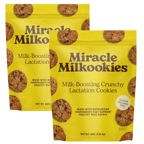 Miracle Mama Milkookies - Galletas de lactancia para lactancia materna – Aperitivos de lactancia materna con chispas de chocolate de avena – Sin