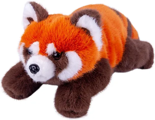 Miniatura 10 de ARELUX Animales de peluche de zorro rojo suave de 18 pulgadas: almohada de cuerpo de zorro de peluche linda y acogedora, juguetes de animales