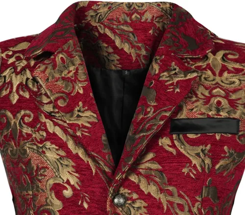 Miniatura 4 de Chaleco de traje victoriano steampunk gótico medieval para hombre
