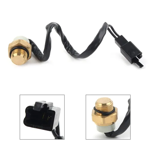 Miniatura 3 de Ventilador de radiador Thermotat para motocicleta compatible con interruptor para Suzuki VZ 800 Marauder 97-03, 185.0 °F-ON