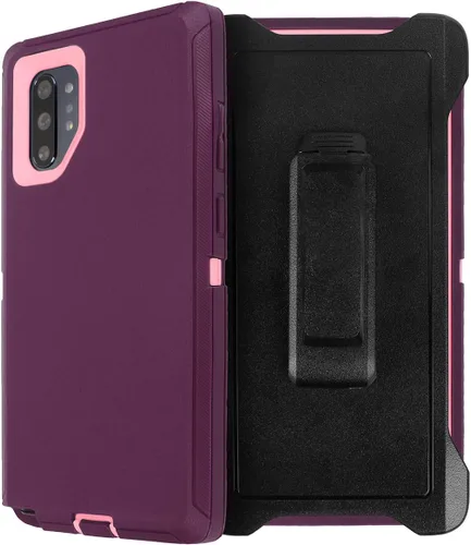 Miniatura 18 de AICase Funda para Galaxy Note 10 Plus, protección contra caídas, cuerpo completo, resistente, con protector de pantalla, a prueba de golpes, caídas