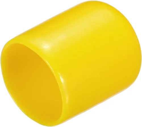 Miniatura 23 de uxcell 25 tapas de goma de 0.787 in de vinilo de identificación redonda tapa tapa de rosca de tornillo protectores negro