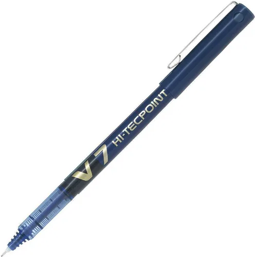 Miniatura 7 de Pilot V7 Hi-Tecpoint - Bolígrafo de punta de 0.028 in, color azul, caja de 12