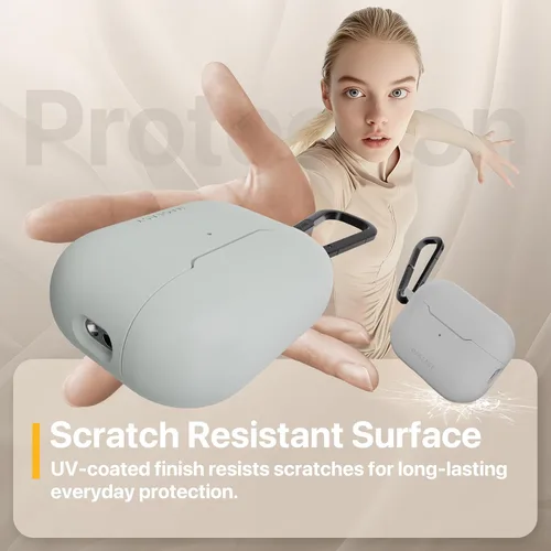 Miniatura 3 de MAGEASY Funda diseñada para estuche de AirPods Pro 2 - Funda protectora a prueba de golpes para AirPods Pro y Pro 2, resistente a las manchas, suave