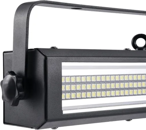 Miniatura 5 de MFL. S100 132-LED Luz estroboscópica de escenario de 132 LED, iluminación de escenario blanca brillante, luz ciega y de lavado, luces de DJ