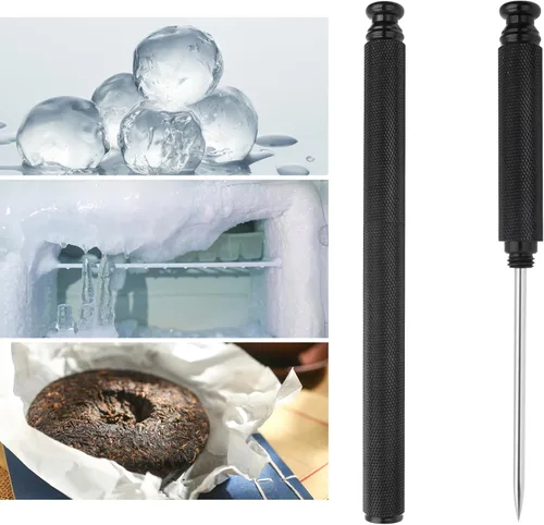 Miniatura 5 de Púas de hielo con mango de aleación de aluminio, cuchillo de acero inoxidable con cubierta de seguridad, herramienta de cocina para restaurante