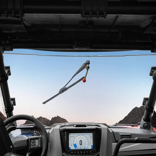 Miniatura 2 de KEMIMOTO Kit de Limpiaparabrisas UTV Manual Operado a Mano para Parabrisas de Revestimiento Duro o de Vidrio Compatible con Maverick X3 Commander