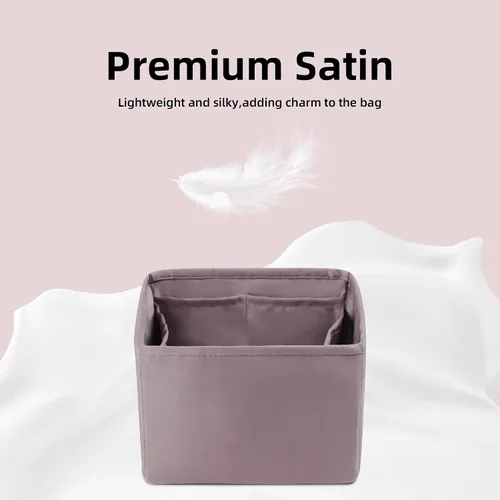 Miniatura 3 de DGAZ Organizador de bolso suave y sedoso, sedoso, bolso de lujo en moldeadores de bolsas, mujer, se adapta a picotina 1822 bolsas
