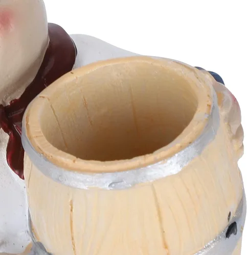 Miniatura 9 de Agatige Figuras de chef, soporte para palillos de dientes, dispensador de palillos de dientes de resina con estatua de chef italiano, decoraciones