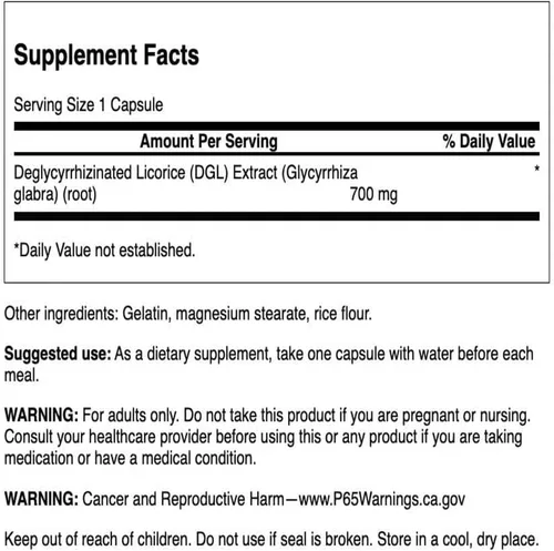 Miniatura 2 de Swanson DGL de alta potencia (regaliz) – Suplemento herbario que promueve la salud digestiva y el apoyo del tracto gastrointestinal – chupete