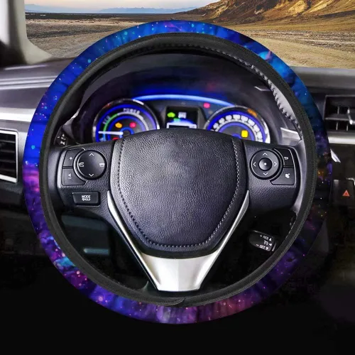 AFPANQZ - Fundas para volante con diseño de nebulosa y galaxia, 14-15 pulgadas, ajuste universal, para la mayoría de los coches, sedanes, SUV,