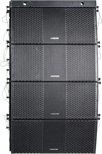 Miniatura 2 de Sound Town ZETHUS 4 x Sistema de altavoces de matriz de línea dual de 10” con controladores de compresión de titanio, rango