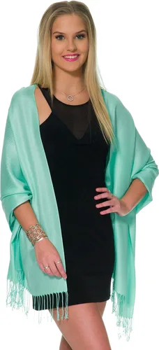 Miniatura 44 de Pashminas, chales y mantones para usar con vestidos de noche y en bodas, grandes y suaves