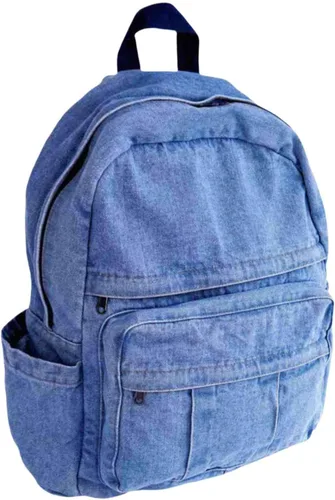 Miniatura 13 de Mochila de lona para mujer, mochila estética retro, mochila básica para estudiantes de secundaria/universidad, bolsa de viaje para laptop, Negro