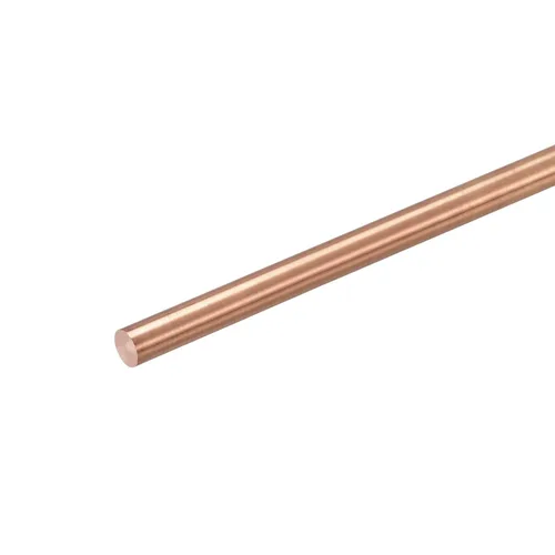 MECCANIXITY 0.197 in de diámetro 3.937 in de longitud de cobre sólido redondo barra de torno de barra stock para bricolaje artesanía CNC corte