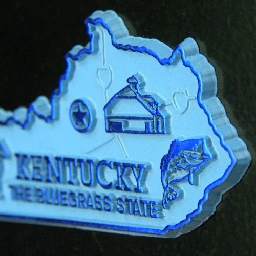 Miniatura 4 de Imán con diseño de mapa de estado, Georgia