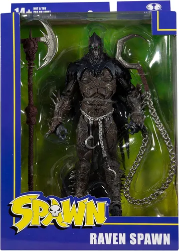 Miniatura 8 de McFarlane Toys Raven Spawn - Figura de acción de 7 pulgadas con accesorios