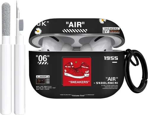 Miniatura 15 de Gedicht Funda para Airpods Pro, lindo diseño de fútbol de TPU suave fundas para Airpods Pro 1ª generación, a prueba de golpes para Airpods Pro 2019