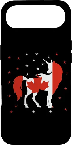 Miniatura 26 de Funda para iPhone 13 Pro Max Unicornio Bandera de Canadá