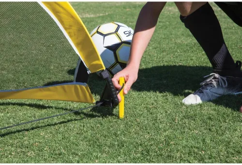 Miniatura 7 de SKLZ Playmaker - Juego de portería desplegable portátil para entrenamiento y juegos de recolección (incluye 2 goles)