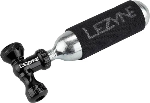 Miniatura 4 de LEZYNE Control Drive - Inflador de neumáticos de bicicleta de CO2, bomba de inflado de aluminio compatible con Presta & Schrader con válvula
