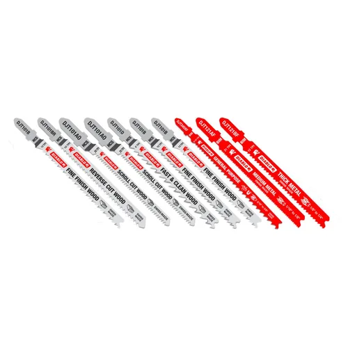 Miniatura 9 de Diablo Hojas de sierra de calar bimetálicas para corte de madera superior e inferior de acabado ultrafino, 4-5/8 pulgadas, 12 TPI, paquete de 5