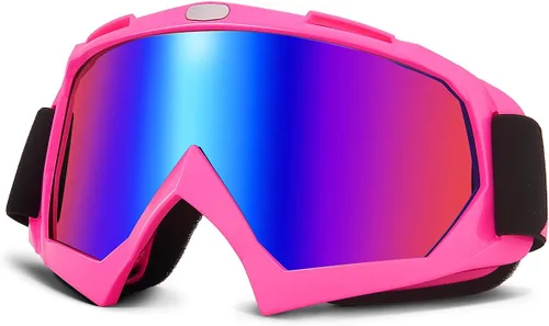 Miniatura 10 de KEMIMOTO Gafas de motocross y ATV/UTV con protección anti UV Lente azul-azul